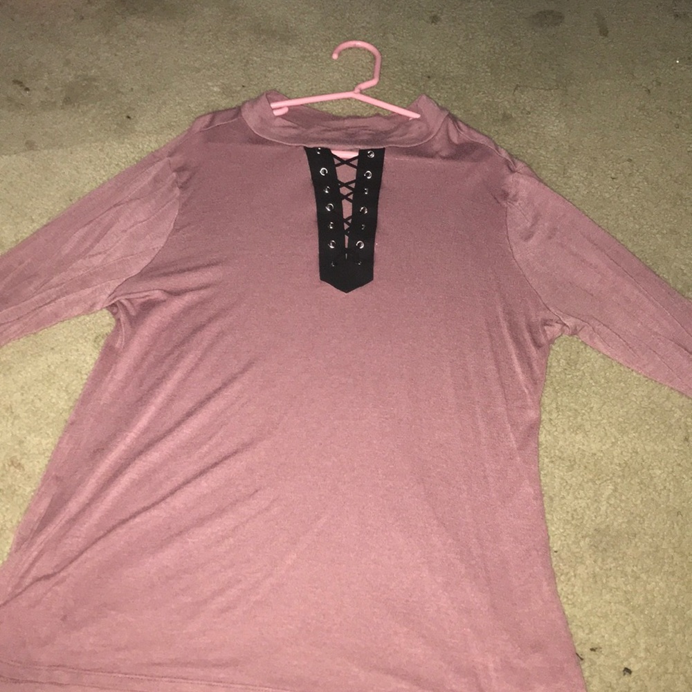 Blush pink top